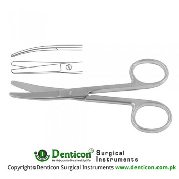 Operating Scissor Curved - Blunt/Blunt Stainless Steel, 20.5 cm - 8"